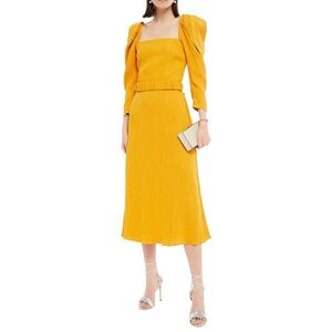 JOHANNA ORTIZ LOTUS AND BEETLE MIDI DRESS
WITH SASH